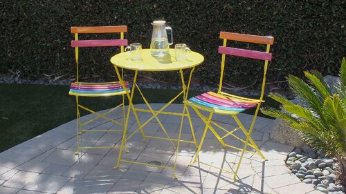 Coloured 2025 bistro set